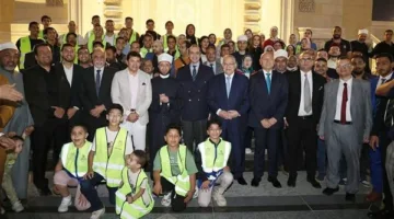 وزراء الشباب والرياضة والأوقاف والشؤون النيابية يشاركون في فعالية ثقافية بمسجد العلي العظيم