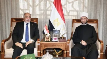 وزير الأوقاف يلتقي شيخ مشايخ التصوف
