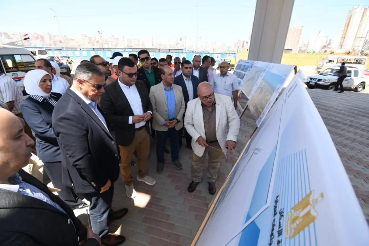 وزير الإسكان ومحافظ الإسكندرية يزوران مشروع بناء كوبرى 45 “محور السادات” وزير الإسكان ومحافظ الإسكندرية يزوران مشروع بناء كوبرى 45 “محور السادات”