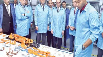 وزير الاستثمار يزور عدة شركات في المنطقة الحرة بمدينة نصر في جولة تفقدية.