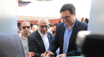 وزير الثقافة ومحافظ شمال سيناء يطلقان بيت ثقافة قاطية في بئر العبد بسيناء