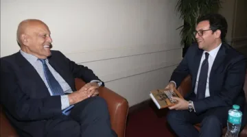 وزير الثقافة يستقبل السير مجدي يعقوب قبل احتفالية تكريمه وكشف تفاصيل تمثال “طبيب القلوب”