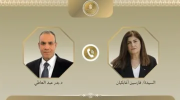 وزير الخارجية يتواصل هاتفيًا مع وزيرة الخارجية وشؤون المغتربين الفلسطينية.