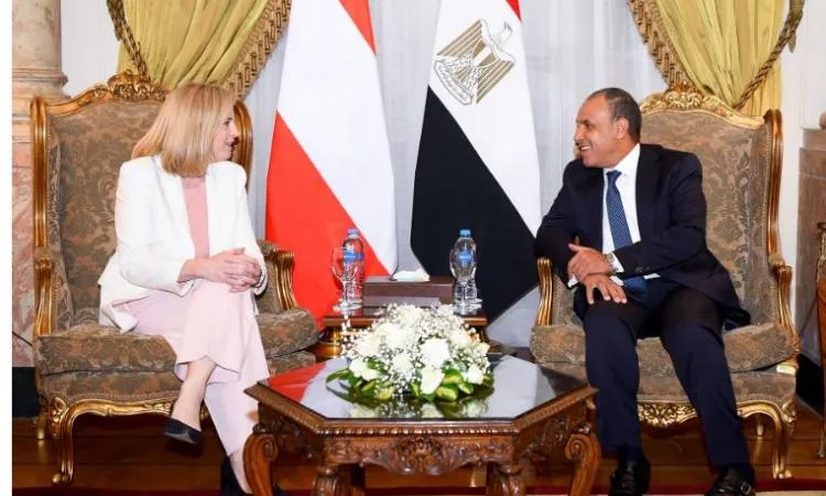 وزير الخارجية يسعى لتطوير العلاقات الثنائية بين مصر والنمسا وزير الخارجية يسعى لتطوير العلاقات الثنائية بين مصر والنمسا