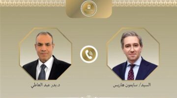 وزير الخارجية يناقش مع نظيره الإيرلندي جهود إعادة تفعيل وقف إطلاق النار في غزة