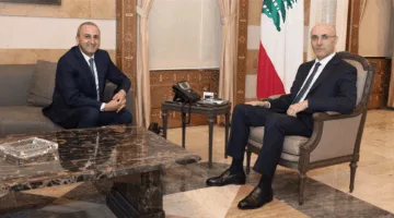 وزير الداخلية يلتقي ممثل المنظمة الدولية للفرنكوفونية في منطقة الشرق الأوسط