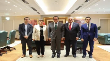 وزير الصحة يستقبل المنسق الأممي والمدير الإقليمي لمنظمة الفاو