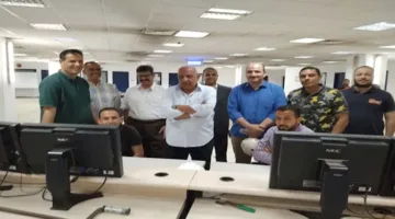 وزير الكهرباء يزور محطة إنتاج الكهرباء الجديدة في أبو قير