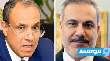 وزيرا خارجية مصر وتركيا يناقشان مستجدات الأوضاع في ليبيا