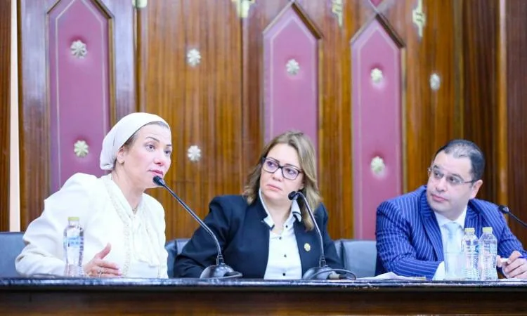 وزيرة البيئة تقدم أمام “لجنة الطاقة بالنواب” جهود تعزيز التحول نحو الاقتصاد الأخضر وزيرة البيئة تقدم أمام “لجنة الطاقة بالنواب” جهود تعزيز التحول نحو الاقتصاد الأخضر