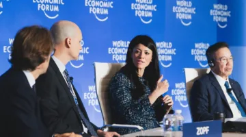 وزيرة التخطيط تحضر المؤتمر الافتتاحي لجلسات المنتدى الاقتصادي العالمي في الصين