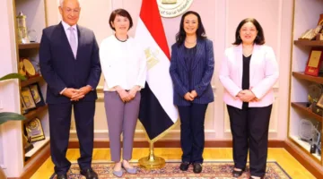 وزيرة التضامن تجتمع مع نائب رئيس الوكالة اليابانية للتعاون الدولي “جايكا”