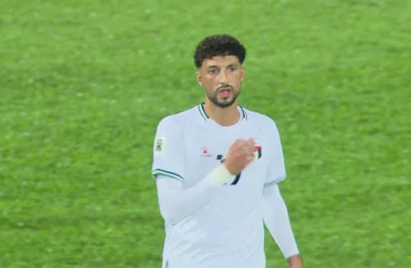 وسام أبو علي يلعب دوراً بارزاً في انتصار فلسطين على الكويت بتصفيات المونديال وسام أبو علي يلعب دوراً بارزاً في انتصار فلسطين على الكويت بتصفيات المونديال