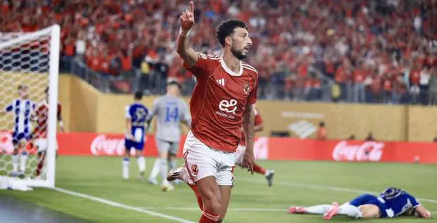 وسام أبو علي يُتوج بلقب أفضل لاعب في مباراة الأهلي وبورتو بكأس العالم للأندية وسام أبو علي يُتوج بلقب أفضل لاعب في مباراة الأهلي وبورتو بكأس العالم للأندية