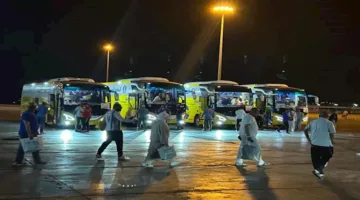 وصول 132 حاجًا بعد إتمام مناسك الحج في الأراضي المقدسة