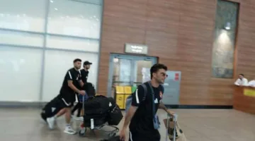 وصول فريق الأهلي إلى مطار القاهرة بعد انتهاء رحلته في مونديال الأندية (صور)