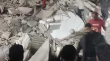 وصول مسؤولين أمنيين إلى موقع انهيار مبنى السيدة زينب للإشراف على عمليات الإنقاذ