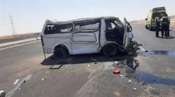 وفاة 4 أفراد وجرح آخر جراء انقلاب ميكروباص في جنوب سيناء