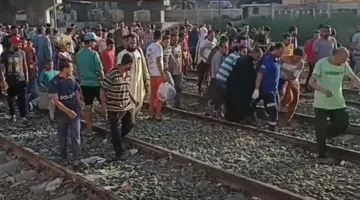 وفاة طالب إثر حادث تصادم مع قطار في المنيا