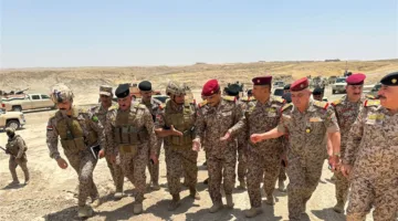 وفد أمنى كبير يصل إلى ديالى (صور)