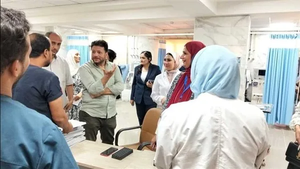 وفد من الحكومة يقوم بزيارة مستشفيات المنيا استعدادًا لإطلاق مشروع التأمين الصحي الشامل وفد من الحكومة يقوم بزيارة مستشفيات المنيا استعدادًا لإطلاق مشروع التأمين الصحي الشامل