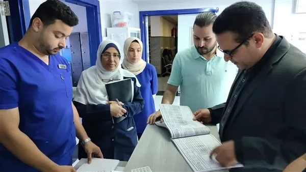 وكيل وزارة الصحة في جنوب سيناء يقوم بجولة في مستشفى أبو رديس خلال اليوم الثالث من العيد.