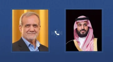 ولي العهد السعودي يتواصل هاتفيًا مع رئيس إيران