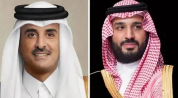 ولي العهد يعبر عن دعم المملكة لقطر خلال مكالمة مع أميرها