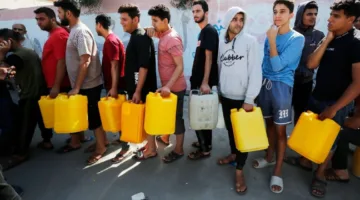 غزة: الاحتلال يطلق حربًا منظم على مياه الشرب ويقوم بارتكاب 112 مجزرة ضد طوابير تعبئة المياه