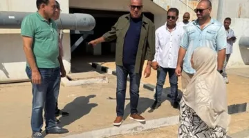 محافظ جنوب سيناء يزور محطة المعالجة والمنطقة الحرجية في دهب