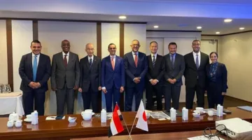 وزير الاستثمار والتجارة الخارجية يجتمع مع مجموعة من الشركات اليابانية الرائدة.