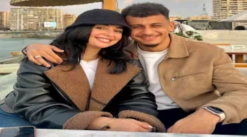 10 صور لعمر الساعي مع خطيبته بعد انضمامه لنادي المصري