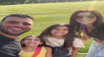 10 لقطات توثق احتفال عماد متعب بعيد ميلاد ابنته