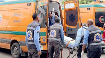 11 مصابًا، بينهم أطفال، جراء انقلاب ميكروباص في صحراء المنيا