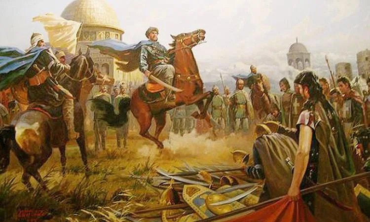 1187: انتصار المسلمين على الفرنجة في معركة حطين 1187: انتصار المسلمين على الفرنجة في معركة حطين
