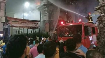 إخماد حريق صغير بالقرب من مزلقان الرحمانية في نجع حمادي