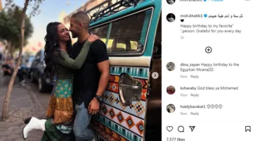 زوج الفنانة أسماء أبو اليزيد يحتفل بعيد ميلادها بأسلوب رومانسي (صور)