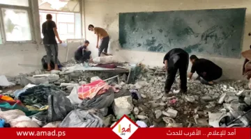 ضحايا نتيجة قصف إسرائيلي استهدف مدرسة تأوي النازحين في مخيم الشاطئ