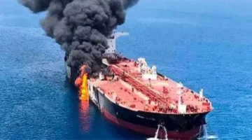 انفجار سفينة نفطية تحمل مليون برميل قبالة سواحل ليبيا