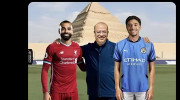 دعوة للهلال.. صلاح عبدالله يشارك صورة تم إنشاؤها بالذكاء الاصطناعي مع صلاح ومرموش