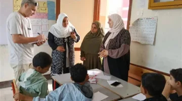 بدء البرنامج العلاجي لتعزيز مهارات اللغة العربية لطلاب الصفين الأول والثاني الابتدائي «صور»