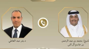 مكالمة هاتفية بين وزيري الخارجية والهجرة ونظيره القطري