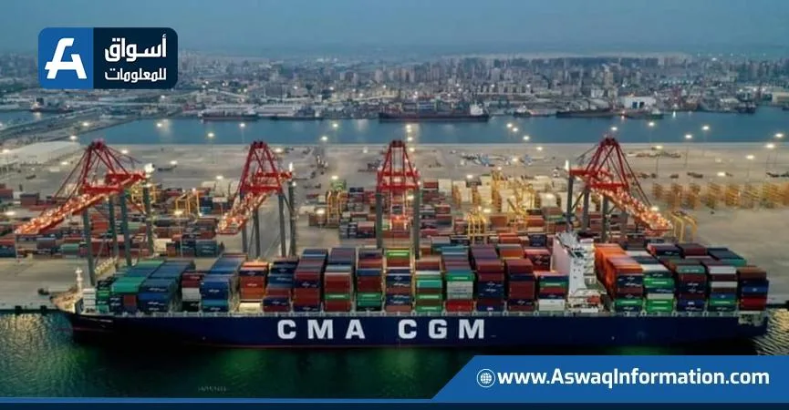 تداول 103 آلاف طن من السلع والبضائع في ميناءي الإسكندرية والدخيلة