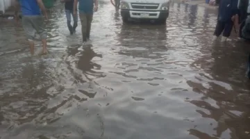 تصريف مياه الأمطار من شوارع محافظة المنوفية.. صور