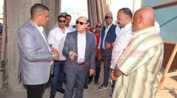 زيارة مشروع المركز التجاري والترفيهي في مصيف بلطيم