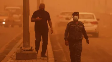 109 حالات اختناق في شمال العراق بسبب العاصفة الرملية