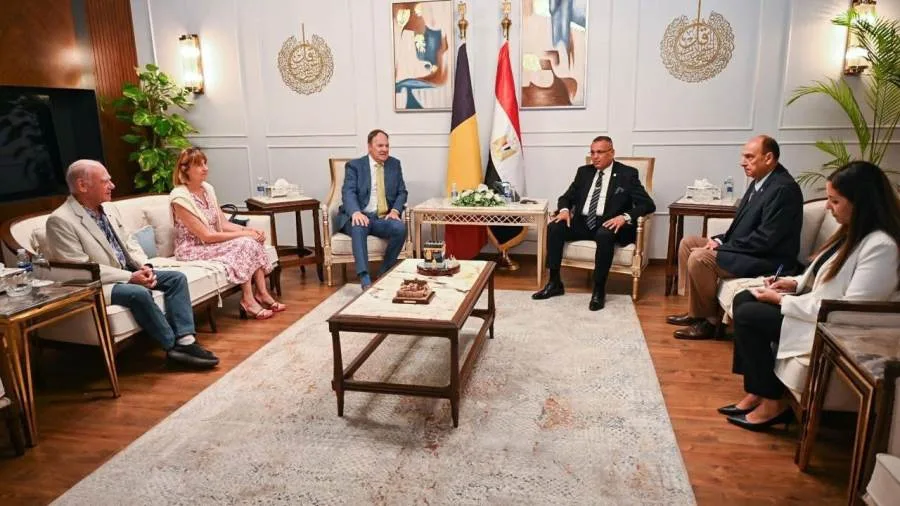 خلال جولة في المعالم السياحية بجنوب سيناء.. السفير البلجيكي: مصر تعتبر ملاذاً آمناً في المنطقة. خلال جولة في المعالم السياحية بجنوب سيناء.. السفير البلجيكي: مصر تعتبر ملاذاً آمناً في المنطقة.