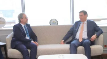 وزير الزراعة يلتقي المستشار الزراعي من هولندا لمناقشة سبل التعاون