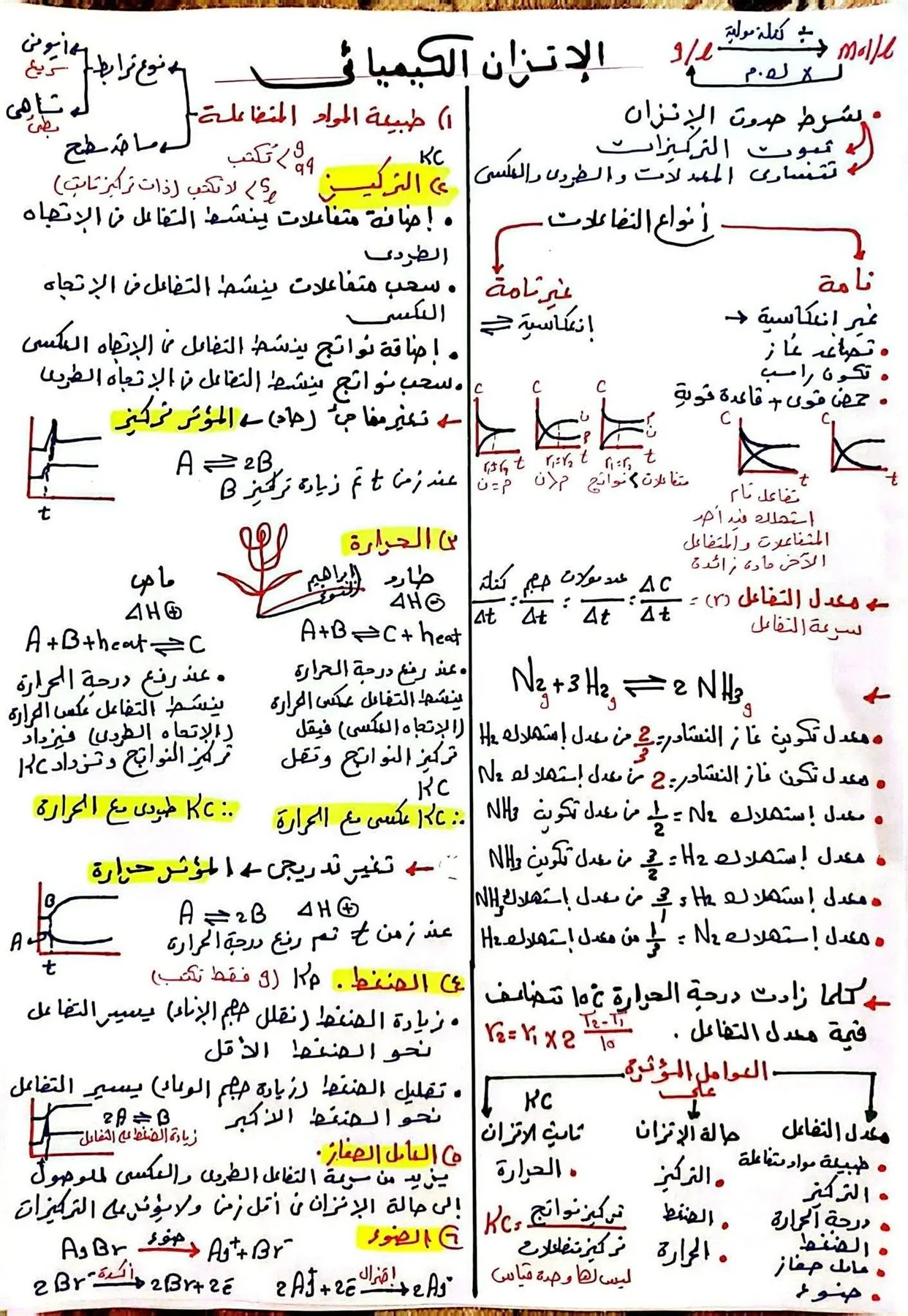 مراجعة نهائية في مادة الكيمياء لطلاب الثانوية العامة 2025