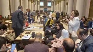 بيان صادر عن نواب المعارضة عقب مغادرتهم الجلسة العامة لمناقشة قانون الإيجار القديم